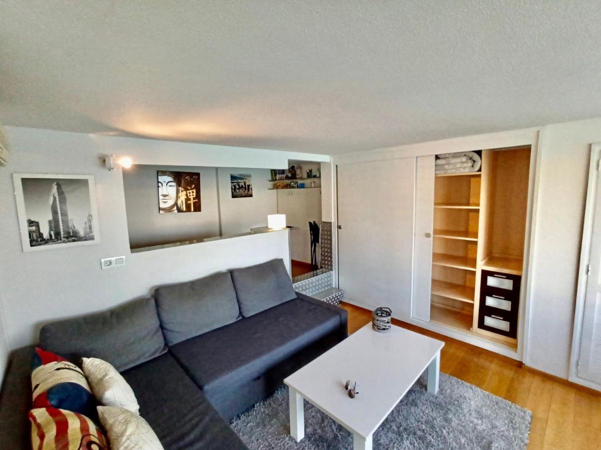 Estudio Primera Linea Con Acceso Privado Al Mar Benidorm Exterior foto