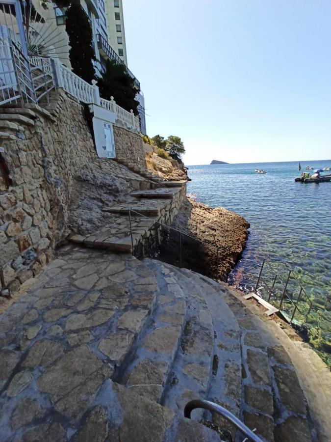 Estudio Primera Linea Con Acceso Privado Al Mar Benidorm Exterior foto